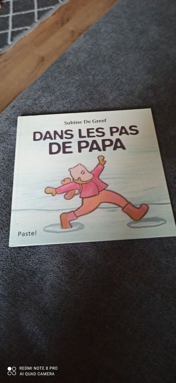 Livre dans les pas de papa