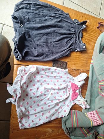 Lot de 2 combi short tissus