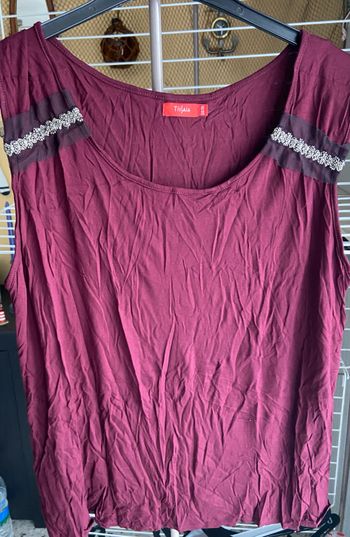 Debardeur  prune cassis