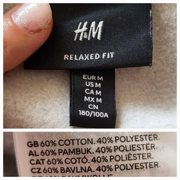 H&M Sweat ML TEurM - Gris-Regular Fit-Col Rond en TBE - photo numéro 4