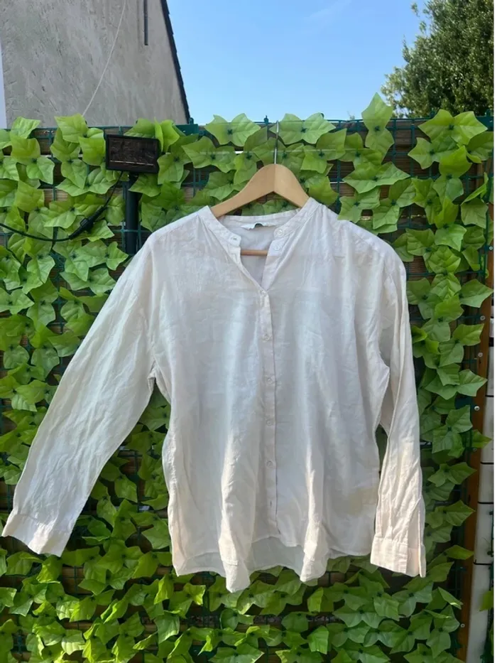 Superbe chemise chic vintage tendance parisienne - super qualtitative - taille 38 neuve - photo numéro 2