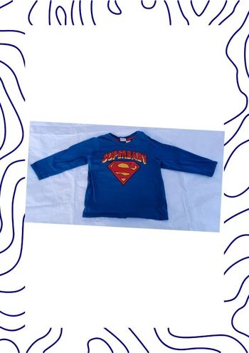Tee shirt manches longues 24 mois H&M x Superman