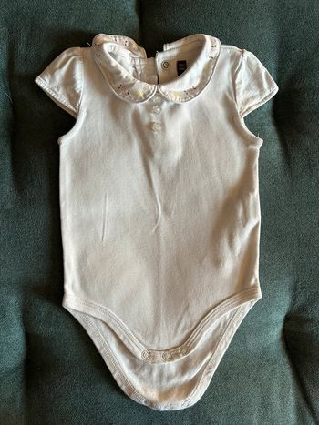 Body manches courtes sergent major 9 mois