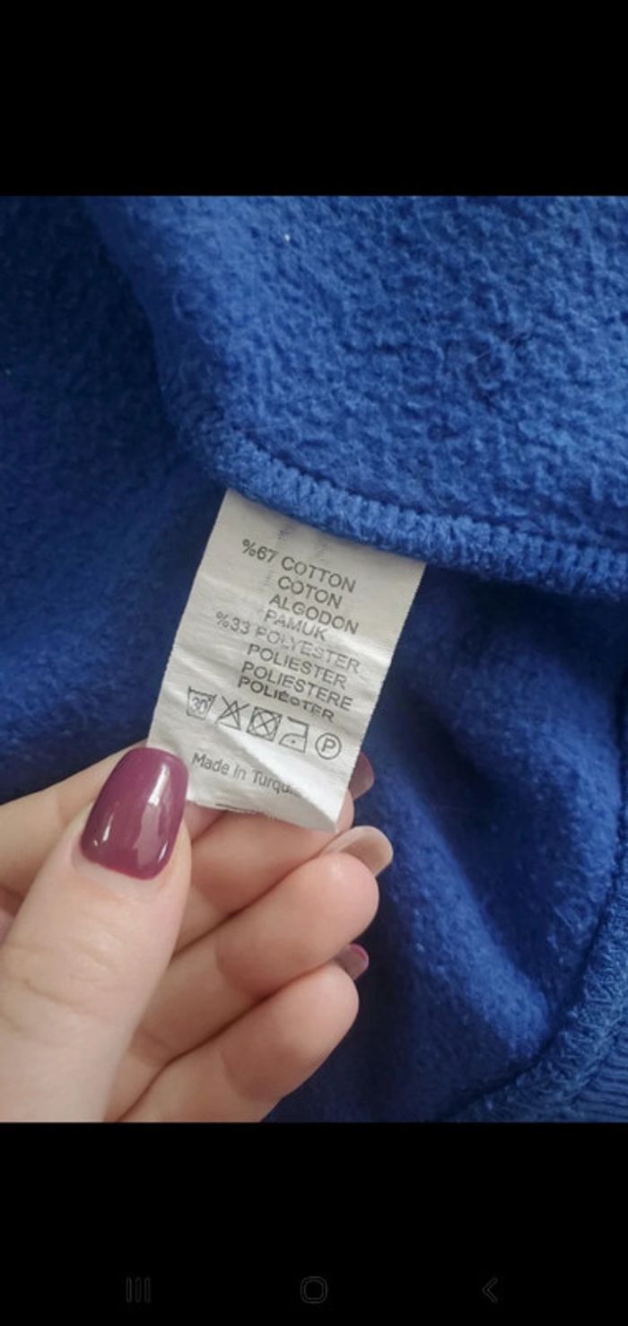 Veste à capuche bleue - U.S. Marshall - taille XS - photo numéro 6