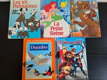 lot de 5 livres Disney