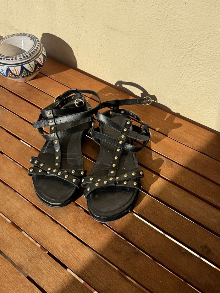 Sandales Les Tropeziennes Noires T 37