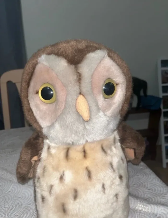 Peluche chouette de 44 cm - photo numéro 2