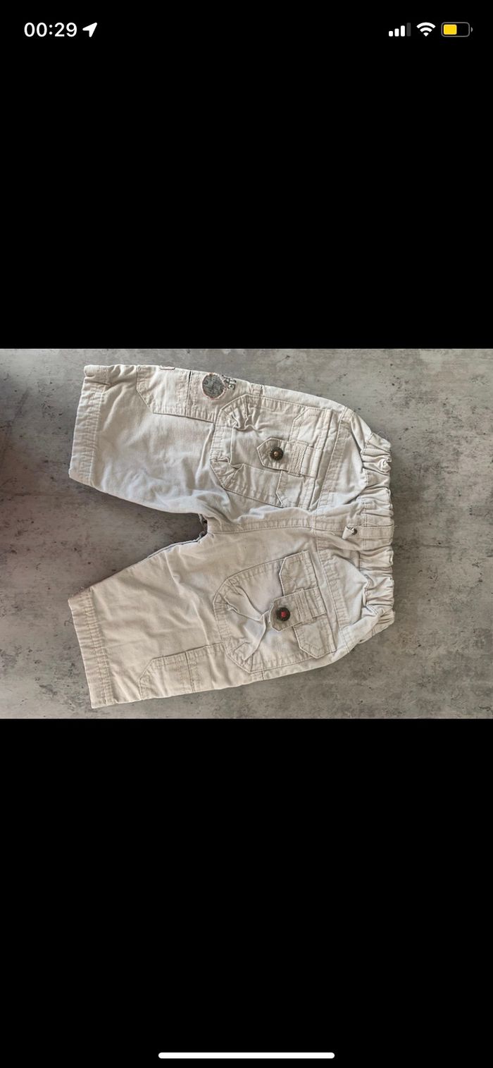 Lot pantalon et pantacourts de 3 à 9 mois - photo numéro 2