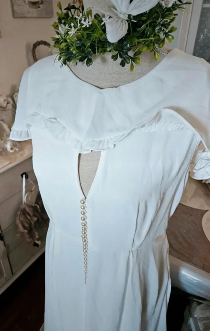 Robe bohème chic ou robe de mariée Blooshop Taille M/L Neuve - photo numéro 3