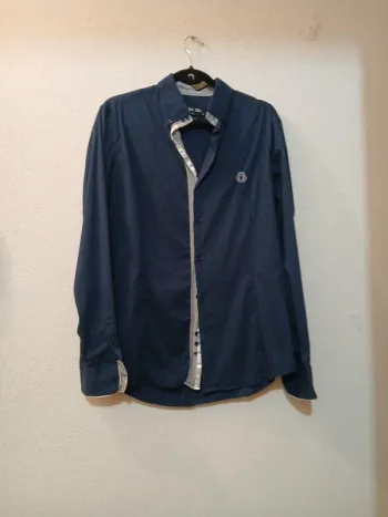 Chemise homme bleu marine " Gold SK" taille xl