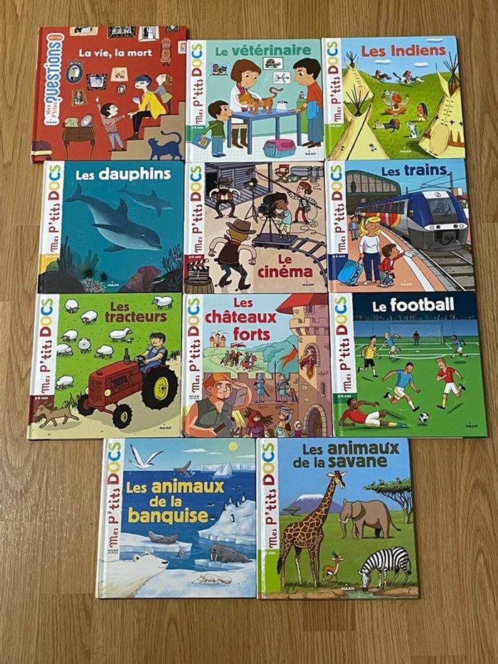 11 livres mes p’tites questions mes p’tits docs