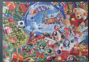 Puzzle Bluebird 1000 pièces "Christmas Globe"