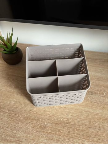 Organiser ou rangé couvert gifi gris