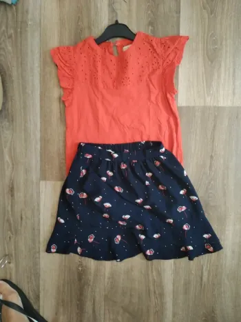 Lot jupe t-shirt
