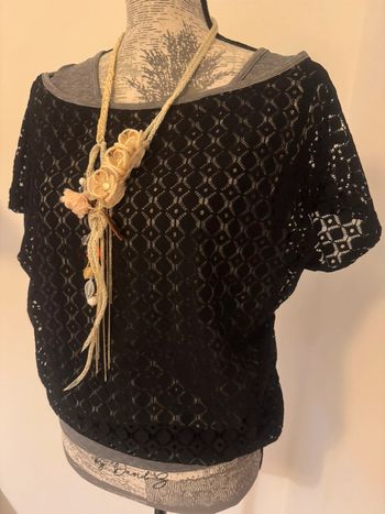 Haut noir/gris léger n’2 _ Taille XL