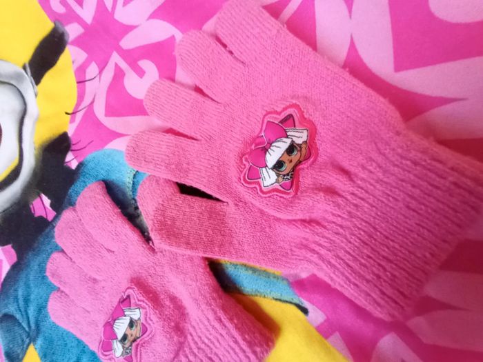 Gants LOL roses 16 cm - photo numéro 3