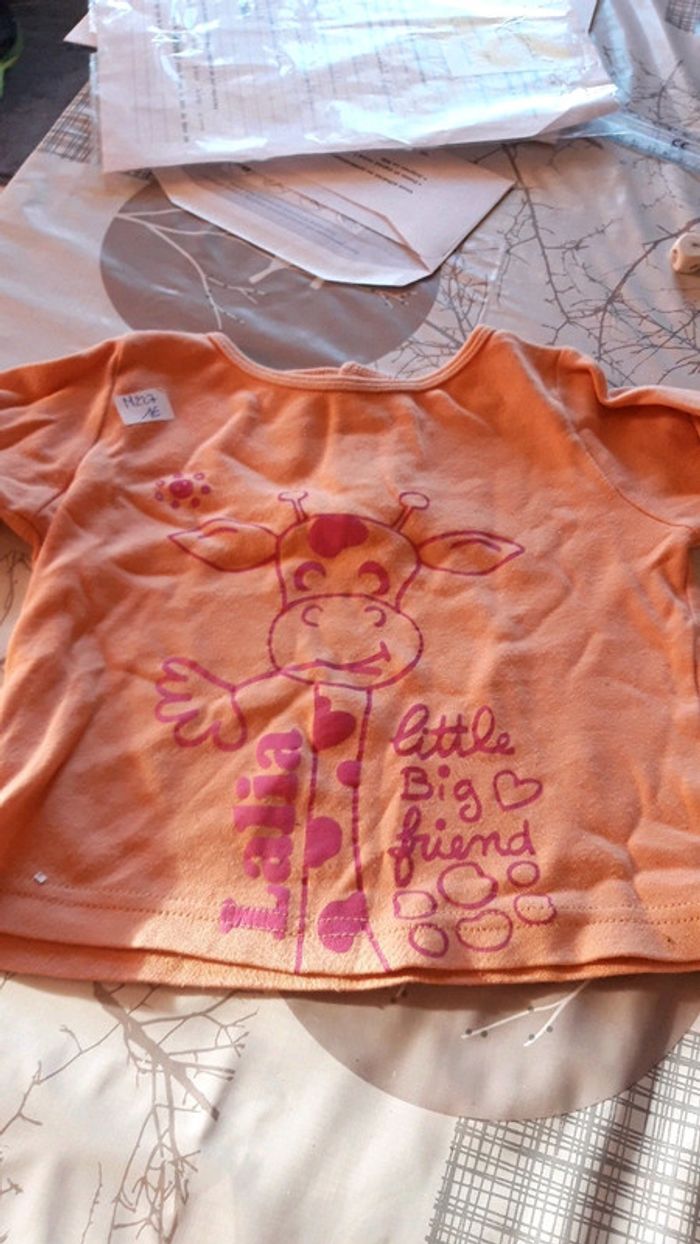 Tee shirt ml 12 mois