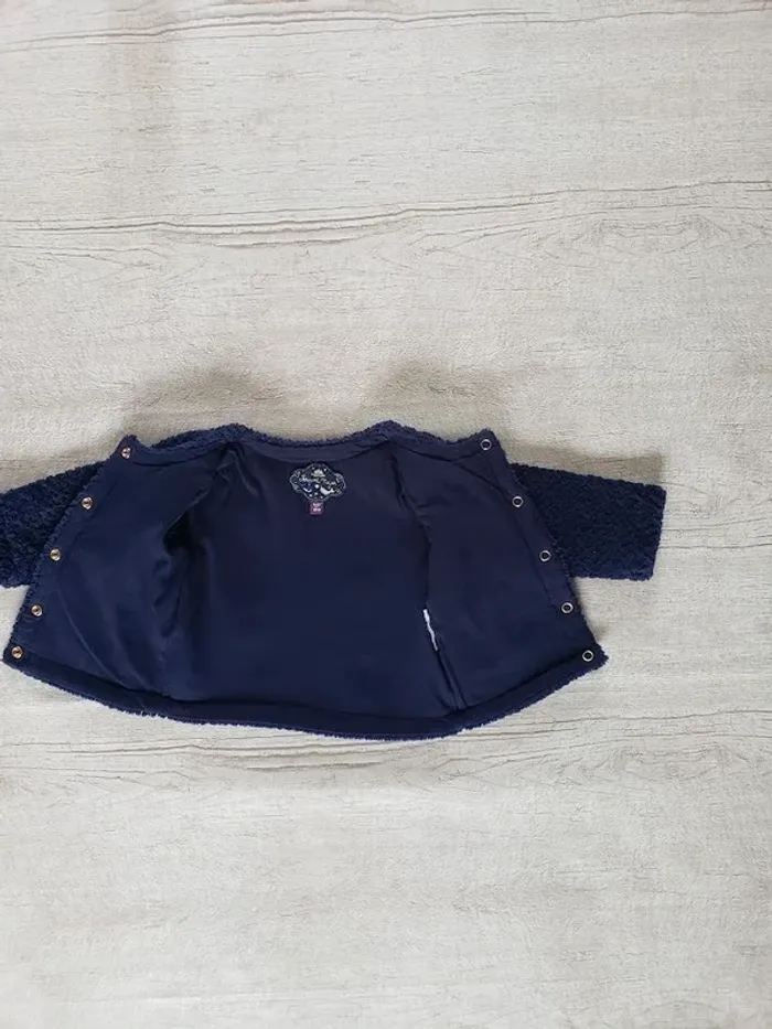Ensemble fille Sergent major 6 mois bleu marine - photo numéro 4