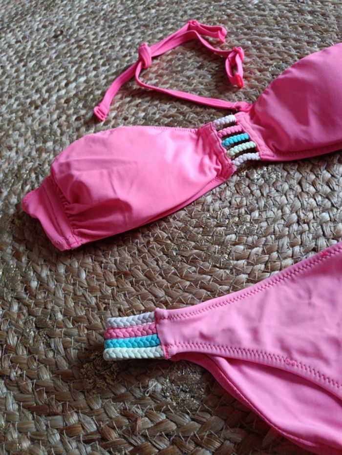 Maillot de bain 2 pièces femme 36 38 - photo numéro 3