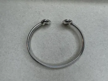 Bracelet Jonc Ouvert Pandora Authentique Signature Taille 1