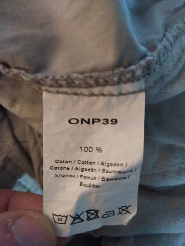 Pantalon nafnaf beige taille 42 - photo numéro 4