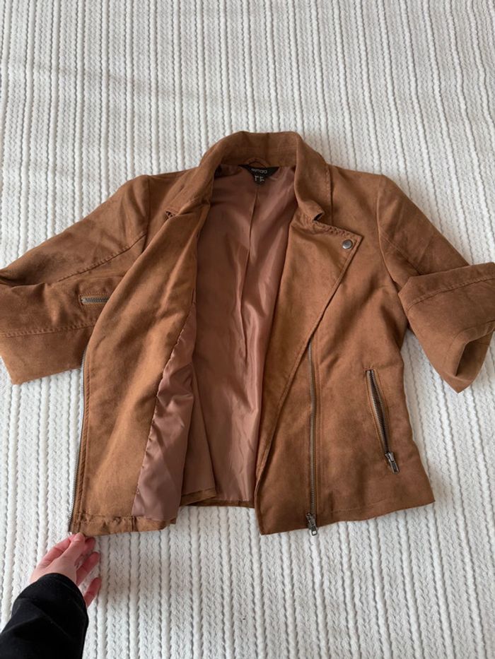 Très joli Perfecto brun / Taille 40 - photo numéro 6