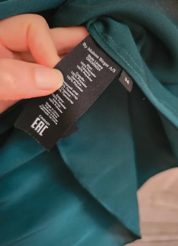 Robe verte mi longue malene birger taille 36 - photo numéro 3