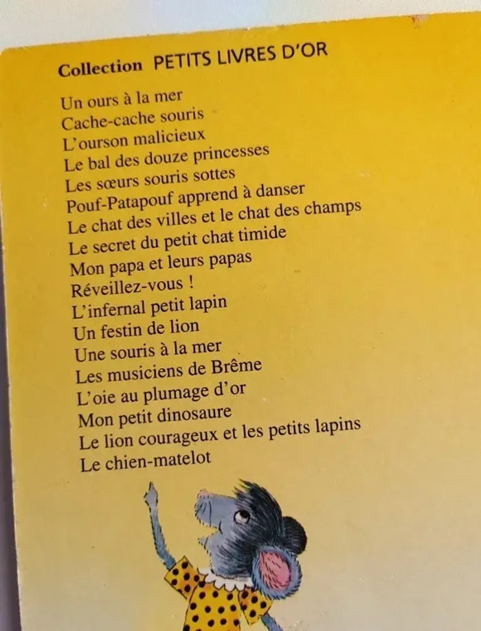 Un petit livre d'or "Vintage" Cache-cache souris 1971 - photo numéro 3