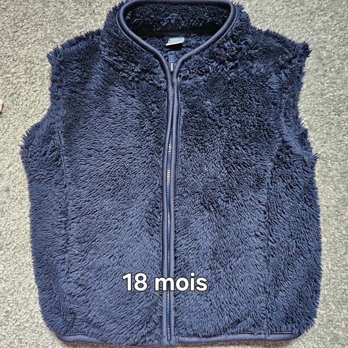 Gilet sans manches 18 mois