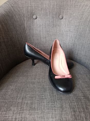 Escarpin cuir
