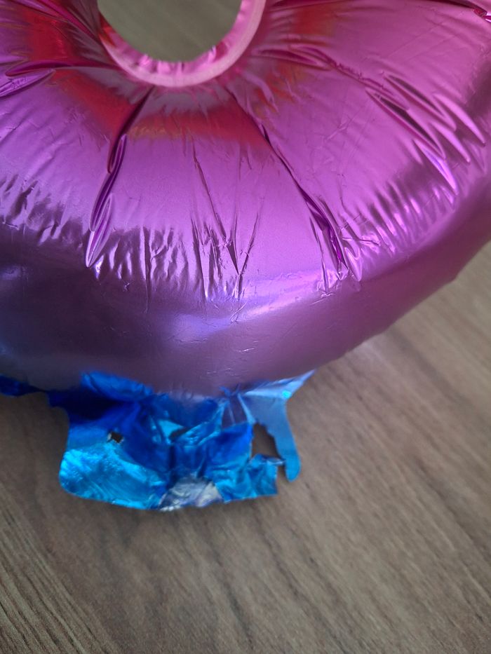 Ballon chiffre 3 arc-en-ciel – décoration anniversaire - photo numéro 2