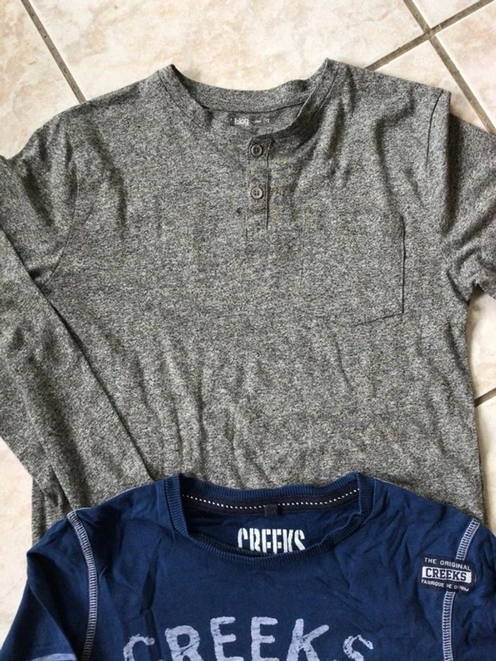 Lot de 5 maillots manches longues garçon 11-12 ans - photo numéro 5