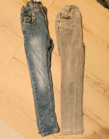 2 jeans slim  7/8ans