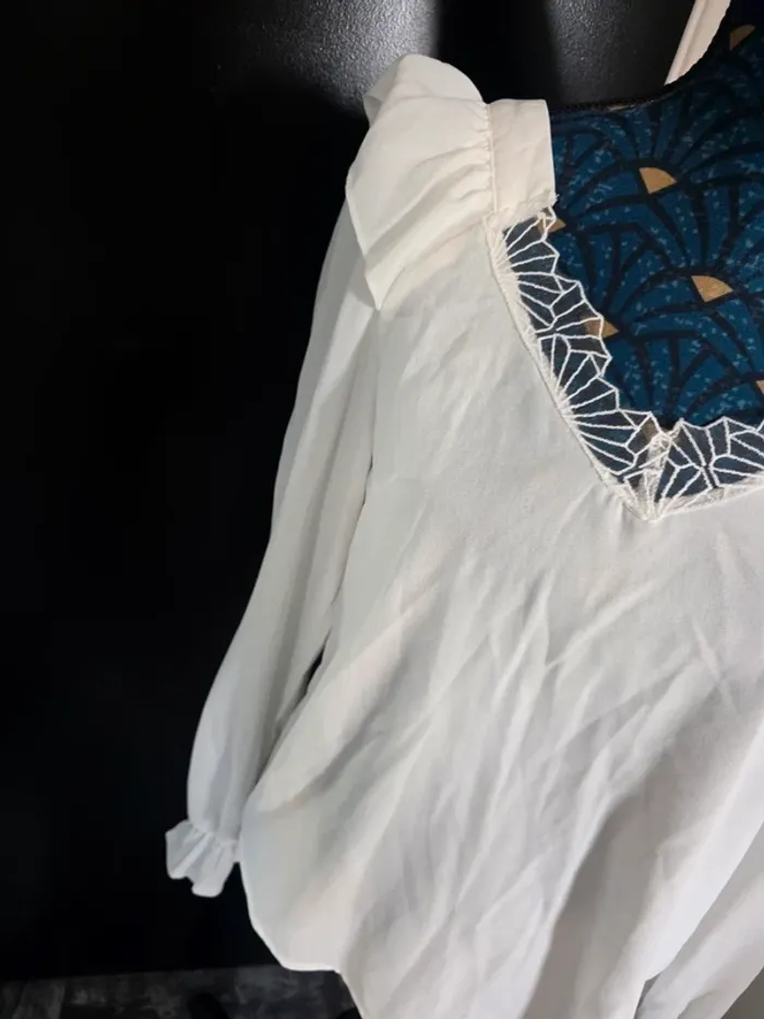 Blouse blanche shein femme - photo numéro 2