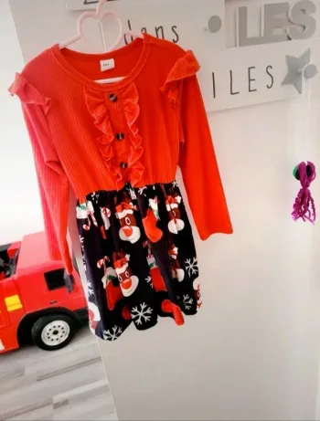 Jolie robe de Noël 2-3 ans