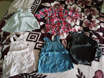 5 robes fille 3 mois