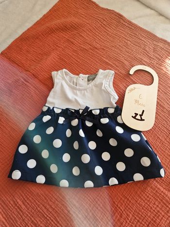 Robe à pois / Taille 6 mois