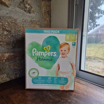 Couche taille 6 Harmonie taille 6 Pampers : 81 couches