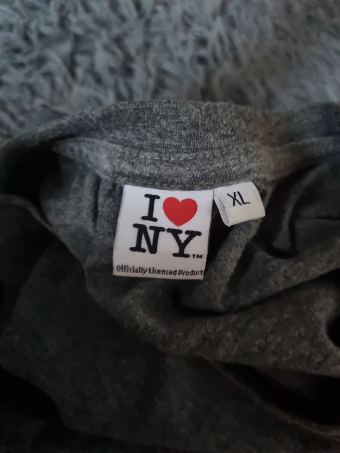 T-shirt gris avec écriture taille XL mixte - photo numéro 4
