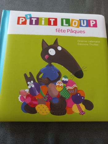 Livre p'tit loup fête paques