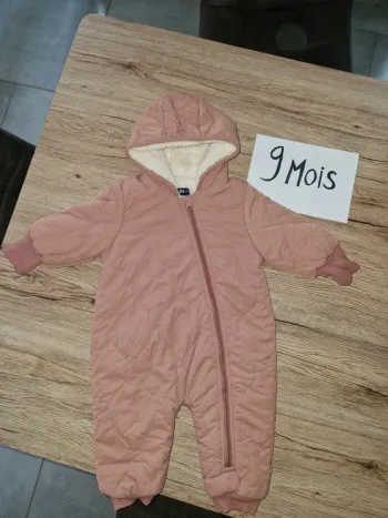 Manteau combinaison fille 9 mois