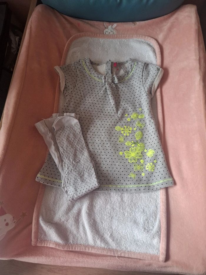 Robe + collant 9 mois