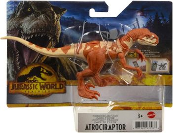 DINOSAURE  FEROCES ATROCIRAPTOR GWC97 JURASSIC WORLD DOMINION COFFRET
