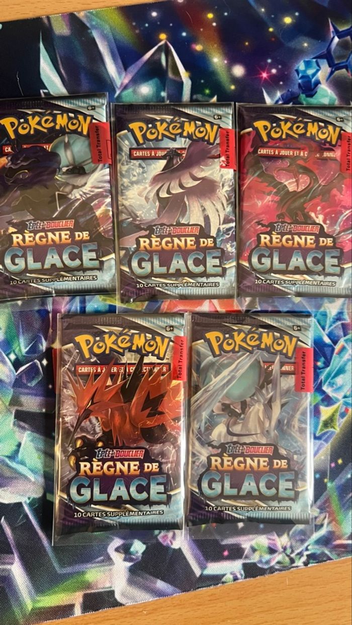 Art Set Booster Pokemon Règne de glace EB06 sous security seal - photo numéro 4
