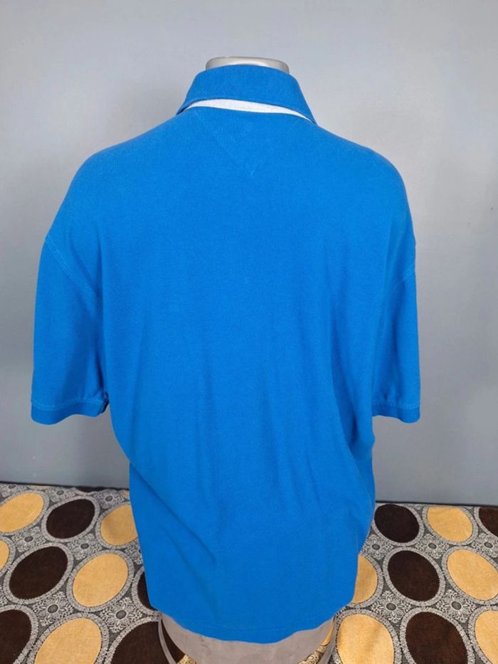 Polo tommy hilfiger bleu - taille XL 100% coton - logo brodé (34) - photo numéro 5