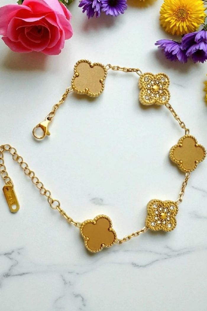 Promo Bracelet Inoxydable neuf 18k élégant et résistant à l'eau 💦
