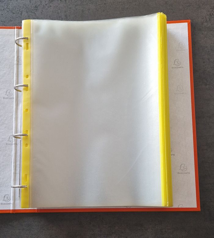 Classeur Exacompta + 50 pochettes transparentes - NEUF - photo numéro 2