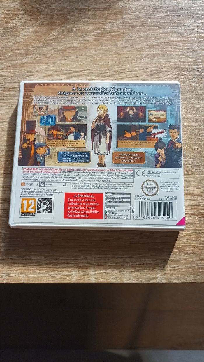 Professeur Layton VS Phoenix Wright - photo numéro 2