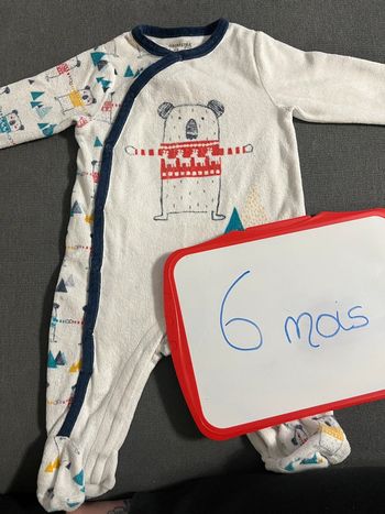 Pyjama velours orchestra 6 mois