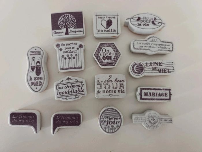 Tampon thème mariage